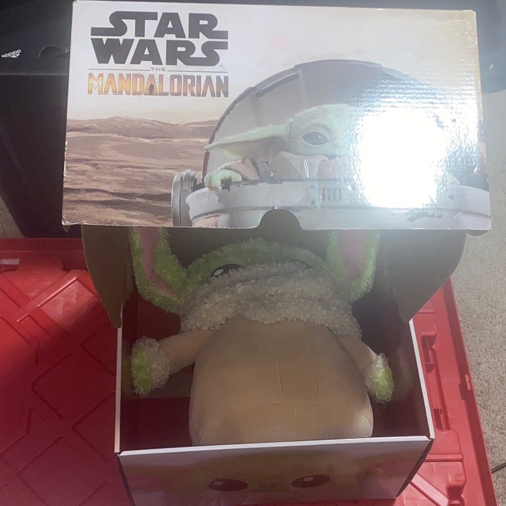 Star Wars The Mandalorian Green and Tan Plush